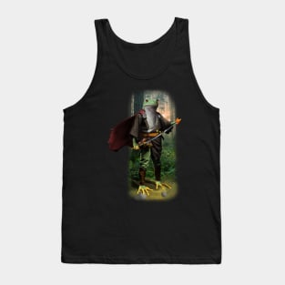 Exclusive Hand Drawn Samurai Frog | Samurai Collection Item-6 (Frog) | by Rendigart Studio Tank Top